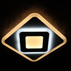 Сучасний квадратний світильник стельовий LED для кімнати кухні ванної 25127 Білий 4х30х30 см. Сучасний квадратний світильник стельовий LED для кімнати кухні ванної 25127 Білий 4х30х30 см.