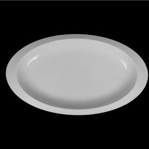 Блюдо Ardesto Ancona AR3556 27.2х15.7х2.5 см біле