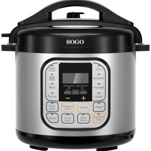 Мультиварка-скороварка SOGO SS-10605 1000 Вт срібляста Мультиварка-скороварка SOGO SS-10605 1000 Вт срібляста