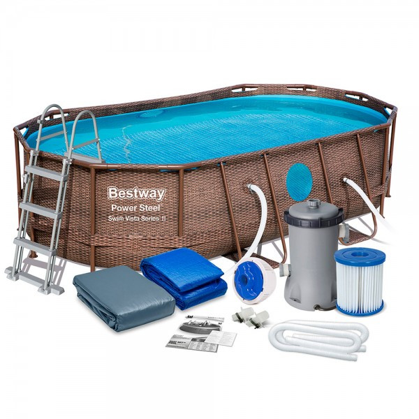 Басейн каркасний Bestway 56716 549х274х122 см Басейн каркасний Bestway 56716 549х274х122 см