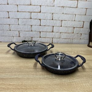 Набір омлетниць OMS 3286-Black 2 предмети чорний Набір омлетниць OMS 3286-Black 2 предмети чорний