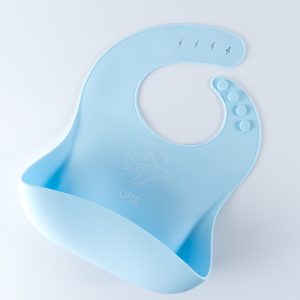 Слюнявчик силіконовий Gipfel GP-0342 27х21 см блакитний