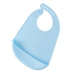 Слюнявчик силіконовий Gipfel GP-0341 31х24 см блакитний