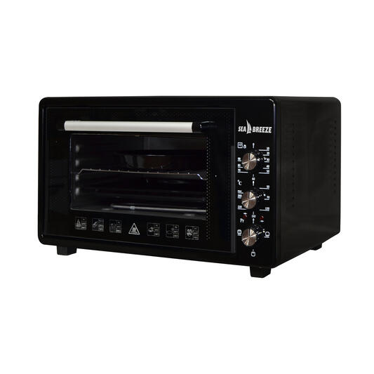 Електропіч Sea Breeze SB-0701 38 л чорна Електропіч Sea Breeze SB-0701 38 л чорна