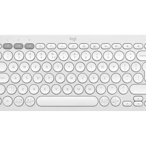 Клавіатура комп'ютерна бездротова Logitech Pebble Keys 2 K380 Tonal White UA L920-011852 біла Клавіатура комп'ютерна бездротова Logitech Pebble Keys 2 K380 Tonal White UA L920-011852 біла