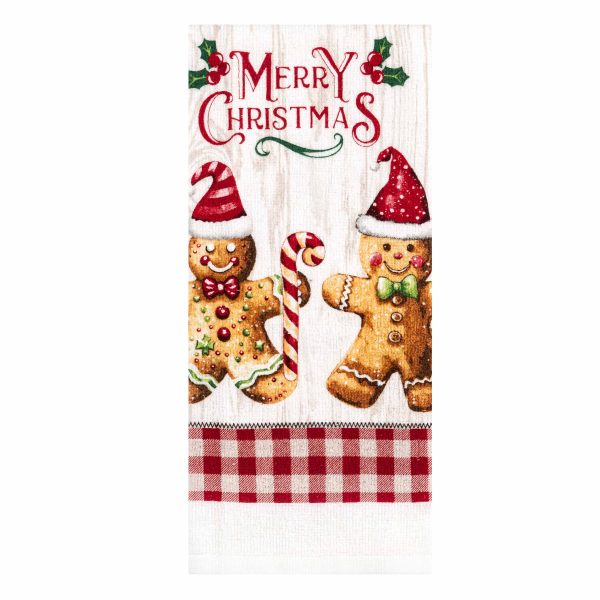 Набір рушників Ardesto Christmas Gingerbread ART3863HG 38х63 см 2 шт