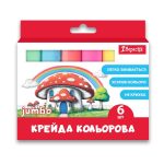 Крейда кольорова 1Вересня Classic JUMBO 400557 6 кольорів