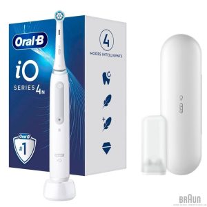 Електрична зубна щітка Oral-B iO Series White 4N IOG4-1A6-1DK біла Електрична зубна щітка Oral-B iO Series White 4N IOG4-1A6-1DK біла