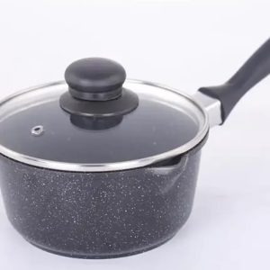 Ківш Ardesto Gemini Anzio AR2412GES 16 см 1.2 л чорний Ківш Ardesto Gemini Anzio AR2412GES 16 см 1.2 л чорний
