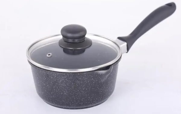 Ківш Ardesto Gemini Anzio AR2412GES 16 см 1.2 л чорний
