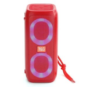 Колонка портативна Bluetooth T&G TG333 червона червона Колонка портативна Bluetooth T&G TG333 червона червона