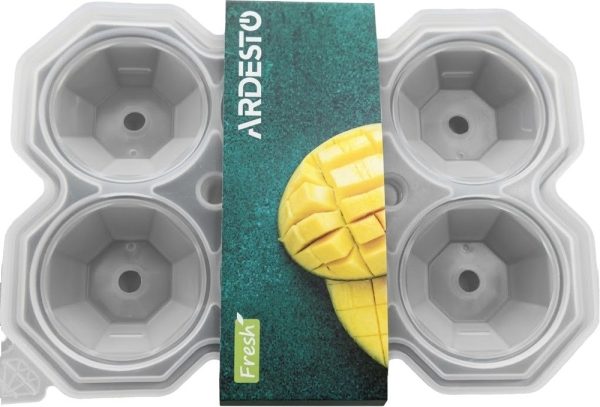 Форма для льоду Ardesto Fresh Diamond AR2341T 25х15х3.2 см сіра Форма для льоду Ardesto Fresh Diamond AR2341T 25х15х3.2 см сіра