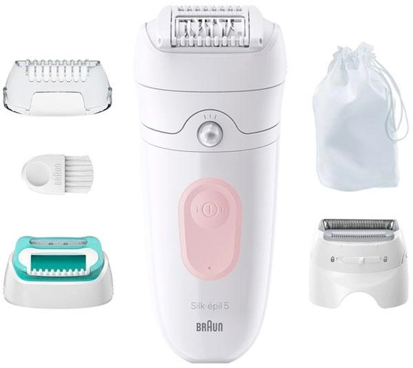 Епілятор Braun Silk Epil 5 SE-5-050 білий Епілятор Braun Silk Epil 5 SE-5-050 білий