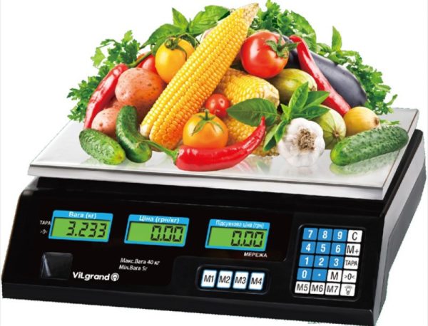 Ваги торгові 40кг Vilgrand VES-6V-40 Ваги торгові 40кг Vilgrand VES-6V-40