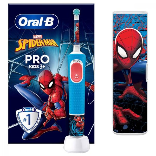 Дитяча електрична зубна щітка Oral-B D103-413-2KX-Spider-Man Дитяча електрична зубна щітка Oral-B D103-413-2KX-Spider-Man