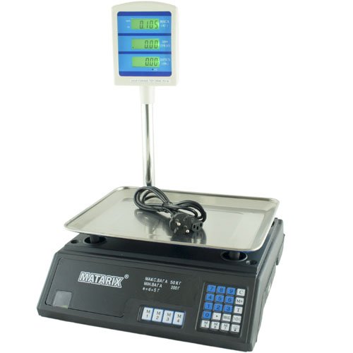 Ваги торгові Matarix MX-411 40 кг Ваги торгові Matarix MX-411 40 кг