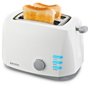 Тостер BROCK BT 1002 WH 830 Вт білий Тостер BROCK BT 1002 WH 830 Вт білий