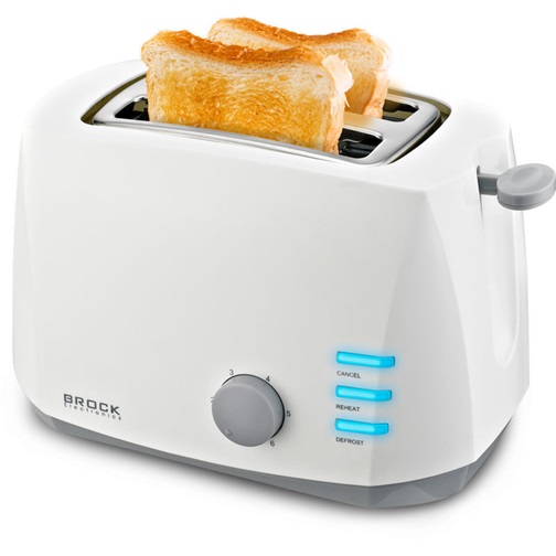 Тостер BROCK BT 1002 WH 830 Вт білий Тостер BROCK BT 1002 WH 830 Вт білий
