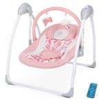 Крісло-гойдалка El Camino Airy ME-1047L-Rose-Leaves рожеве
