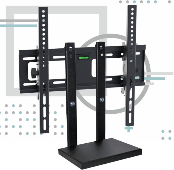 Комплект для встановлення ТВ з полицею для тюнера ElectricLight 13b907st-Black чорний