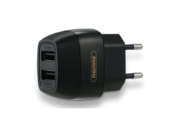 Мережевий зарядний пристрій з євровилкою Flinc RP-U29 2.1 A 2*USB 220V Remax 345002