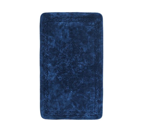 Килимок у ванну Arya Damaks AR-A107217-Dark-Blue 120х70 см синій