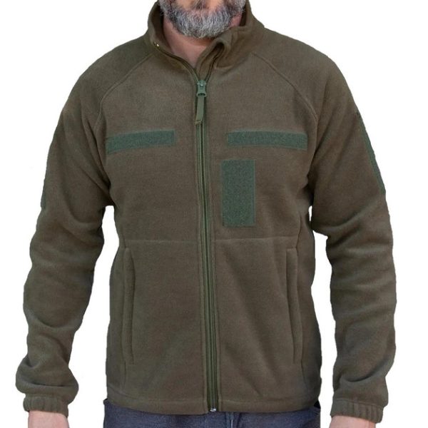 Кофта флісова Kirasa KI-413-0 320г/м 46 р хакі Кофта флісова Kirasa KI-413-0 320г/м 46 р хакі