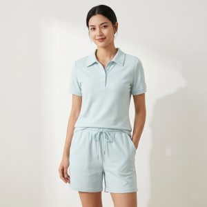 Костюм жіночий літній із котону Fashion 187 20562 L блакитний Костюм жіночий літній із котону Fashion 187 20562 L блакитний