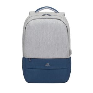 Міський рюкзак Rivacase 7567 Grey/Dark Blue 30.5х48х15 см сірий з темно-синім Міський рюкзак Rivacase 7567 Grey/Dark Blue 30.5х48х15 см сірий з темно-синім