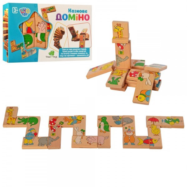 Дерев'яна іграшка Tree Toys Доміно MD-2146 Дерев'яна іграшка Tree Toys Доміно MD-2146