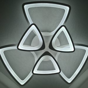 Люстра світлодіодна стельова LED світильник для квартири на стелю лед 25145 Білий 14х67х67 см. Люстра світлодіодна стельова LED світильник для квартири на стелю лед 25145 Білий 14х67х67 см.