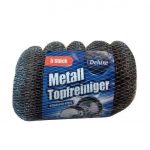 Губка кухонна Deluxe Metal-Topfreiniger 4260504880669 5 шт/уп срібляста