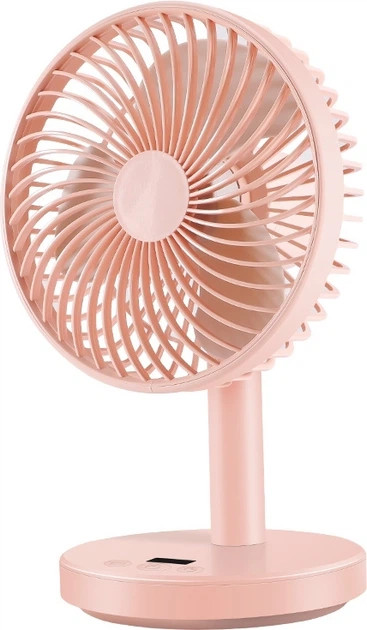 Настільний вентилятор Jile Desktop small fan 01 Pink 7 Вт рожевий Настільний вентилятор Jile Desktop small fan 01 Pink 7 Вт рожевий