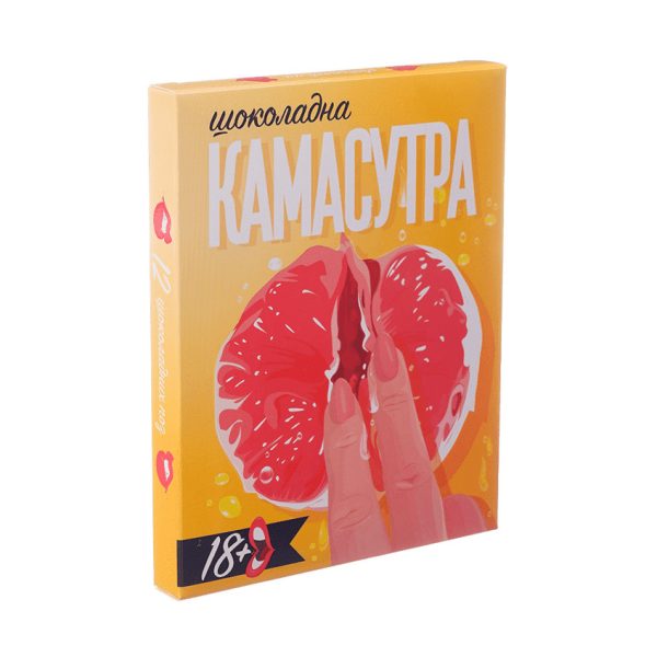 Набір молочного шоколаду 12 плиток "Камасутра" OK-1172 60 г Набір молочного шоколаду 12 плиток "Камасутра" OK-1172 60 г