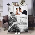 Плед 3D зі своїм фото для коханого Душа 32512 135х160 см