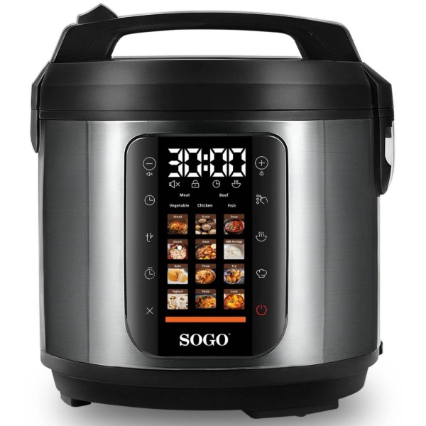 Мультиварка SOGO SS-10615 900 Вт срібляста Мультиварка SOGO SS-10615 900 Вт срібляста