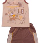 Комплект літній для хлопчика Valeri Tex 1698-75-126 104 см бежевий
