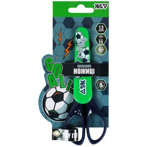 Ножиці канцелярські YES Football 480486 13 см Ножиці канцелярські YES Football 480486 13 см