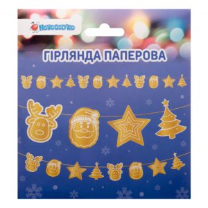 Гірлянда декоративна Novogod'ko Святкова 974713 3 м золота Гірлянда декоративна Novogod'ko Святкова 974713 3 м золота