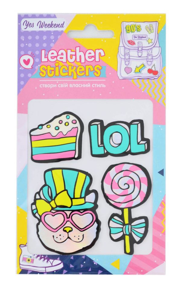 Набір наклейок YES Leather stikers Sweets 531622 Набір наклейок YES Leather stikers Sweets 531622