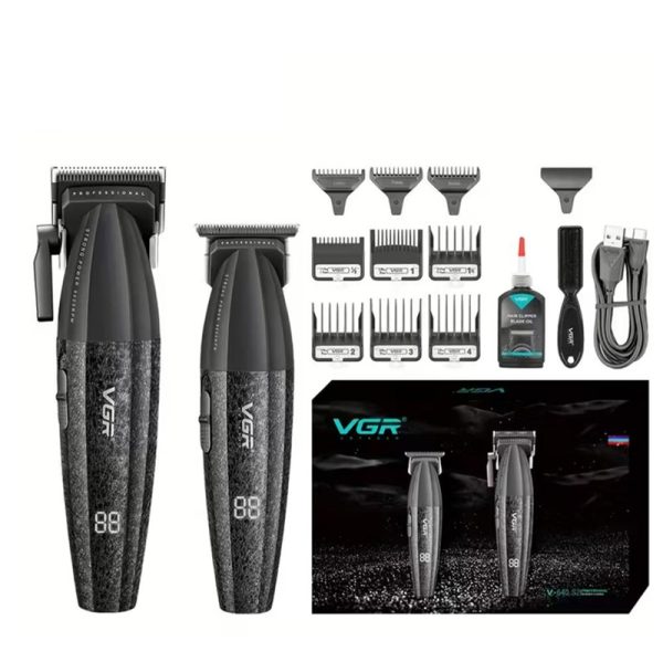 Комплект для стрижки VGR V-640 S2 BLACK чорний Комплект для стрижки VGR V-640 S2 BLACK чорний