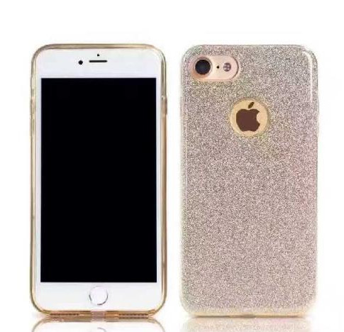 Силіконовий чохол Glitter для iPhone 7 золото Remax 700202 Силіконовий чохол Glitter для iPhone 7 золото Remax 700202