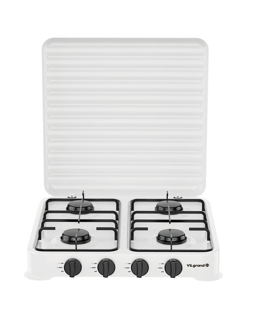 Плита настільна газова VILgrand VGP-4042 WHITE 4 кВт біла Плита настільна газова VILgrand VGP-4042 WHITE 4 кВт біла