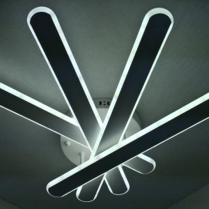 Люстра світлодіодна стельова LED світильник для квартири на стелю лед 25331 Білий 12х51х60 см. Люстра світлодіодна стельова LED світильник для квартири на стелю лед 25331 Білий 12х51х60 см.