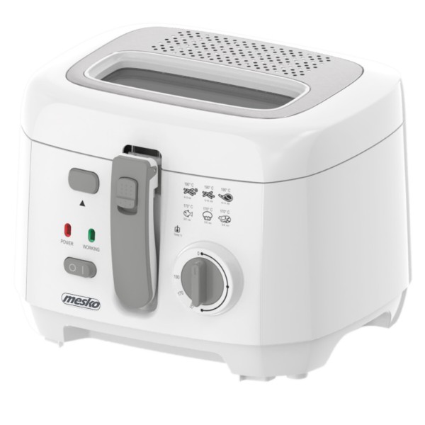 Фритюрниця Mesko MS 4908 gray 1800 Вт сіра Фритюрниця Mesko MS 4908 gray 1800 Вт сіра