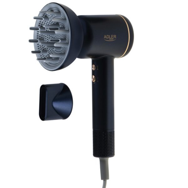 Фен Adler SuperSpeed AD 2270 blue 1600 Вт темно-синій Фен Adler SuperSpeed AD 2270 blue 1600 Вт темно-синій