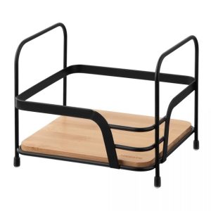 Полиця у ванну 1-ярусна Ardesto Minimalism ARHK4501BB 16х15.5х13.5 см чорна Полиця у ванну 1-ярусна Ardesto Minimalism ARHK4501BB 16х15.5х13.5 см чорна