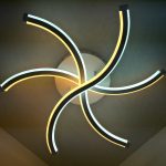 Люстра світлодіодна стельова LED світильник для квартири на стелю лед 25094 Білий 12х58х58 см.