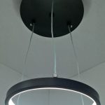 Люстра світлодіодна підвісна LED світильник для квартири на стелю лед 25529 Чорний 13-100х20х20 см.