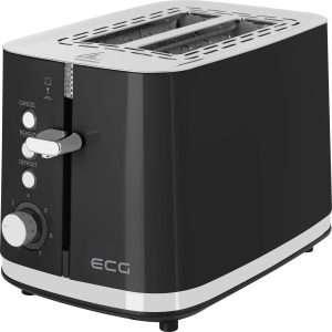 Тостер ECG ST 2766 Vintage Nero 925 Вт чорний Тостер ECG ST 2766 Vintage Nero 925 Вт чорний